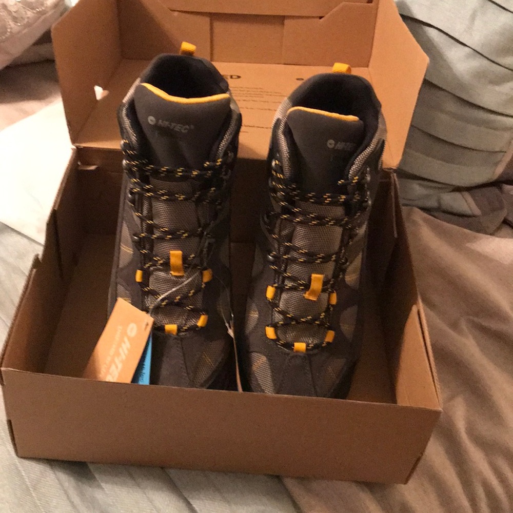 New Hi-Tec boots.